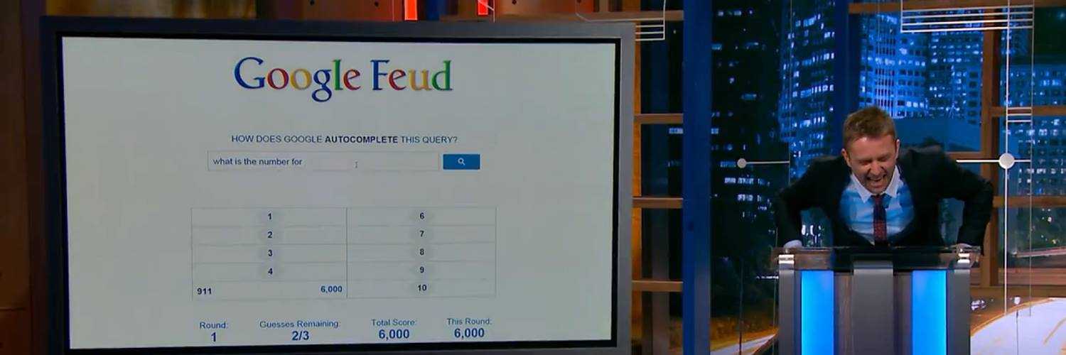 Google Feud on @midnight